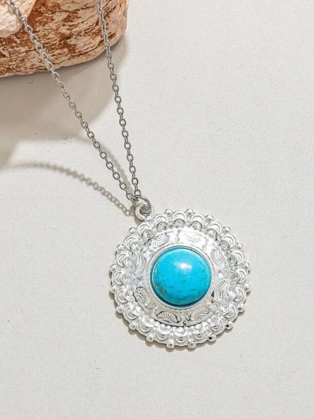 Boho flower necklace S1463